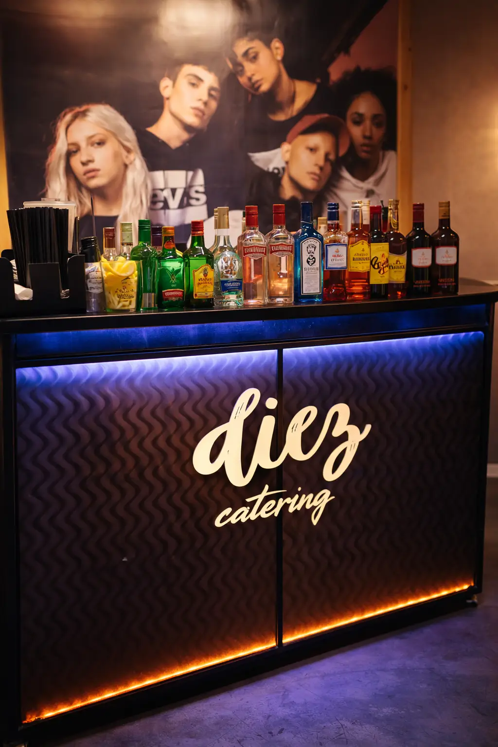 Cocktails preparados en vivo