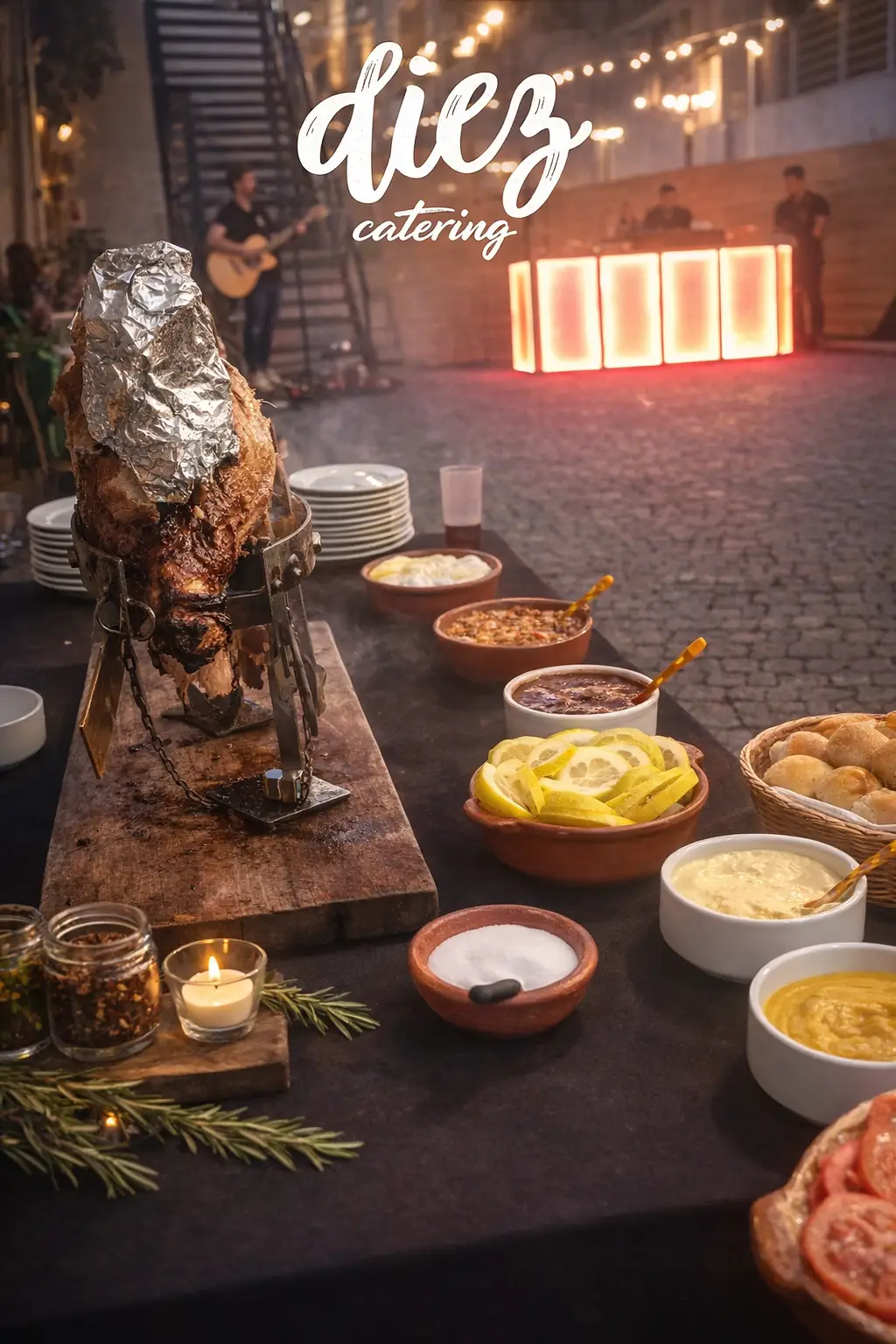 Servicio Pernil Party Diez Catering