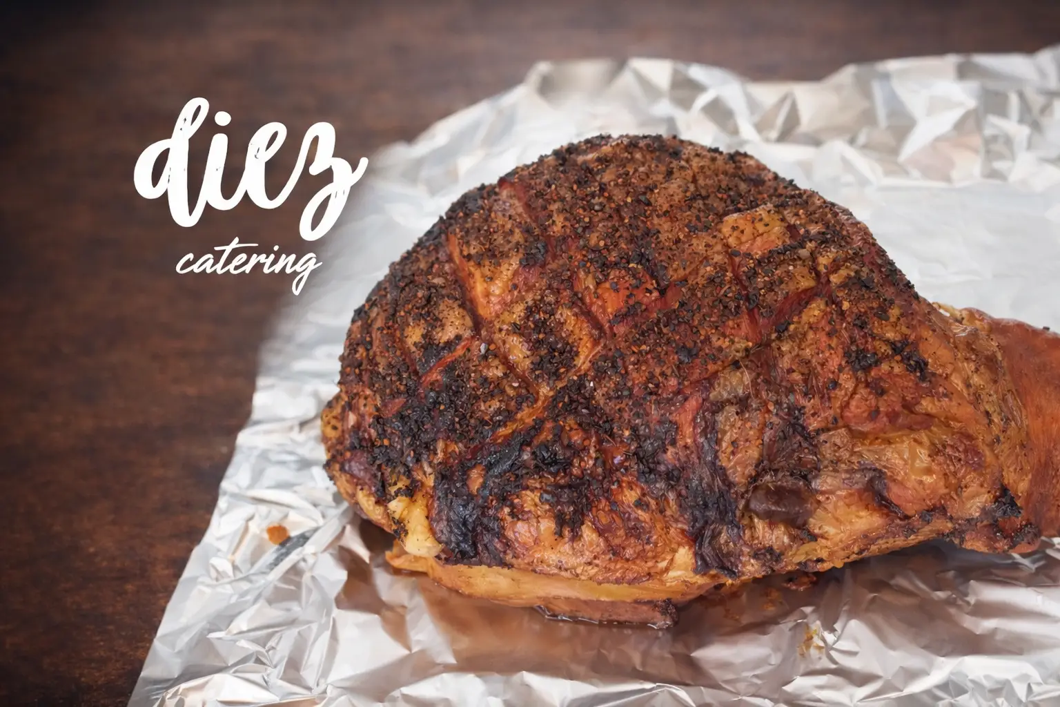 Pernil recién cortado